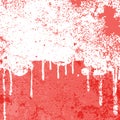 Abstract grunge red background, illustration Royalty Free Stock Photo