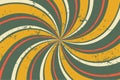 Abstract grunge retro twirl spiral line pattern background