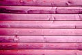 Abstract grunge rustic old dark pink purple painted colored wooden board wall table texture - wood background top view Royalty Free Stock Photo