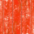 Abstract grunge rustic old red painted colored wooden board wall table floor texture - wood background square top view Royalty Free Stock Photo