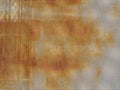 Abstract grunge rusty perforated steel sheet textured background