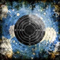 Abstract grunge target Royalty Free Stock Photo