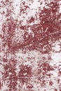 Abstract grunge texture of old red and white wall with peeled off paint. Creative background Royalty Free Stock Photo