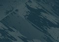 Abstract grunge texture and stripes pattern illustration, rough dirty green background template Royalty Free Stock Photo