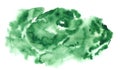 Abstract grunge watercolor background in green colors Royalty Free Stock Photo