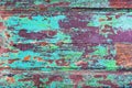 Abstract grunge wood planks texture background with blue paint Royalty Free Stock Photo
