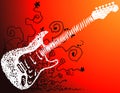 Abstract guitar background