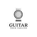 Abstract guitar logo