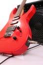 Abstract guitar music theme Royalty Free Stock Photo