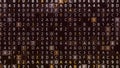 Abstract hacking background, programming code strings changing on screen, seamless loop. Animation. Hacking a password Royalty Free Stock Photo
