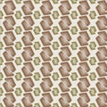 Abstract half hexagon brown and green pattern background