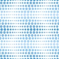 Vector seamless pattern with dots wavy lines