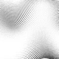 Abstract halftone black and white vector background. Grunge effect dotted pattern. Vector graphic for web business