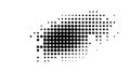 Abstract Halftone Dot Pattern Design, vector design Generative AI Royalty Free Stock Photo
