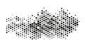 Abstract Halftone Dot Pattern Gradient, vector design Generative AI Royalty Free Stock Photo