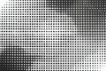 Abstract Halftone Dot Pattern with Grayscale Gradient Transition Background Royalty Free Stock Photo