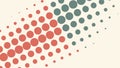 Abstract Halftone Dots Gradient Pattern Retro Vector, vector design Generative AI Royalty Free Stock Photo