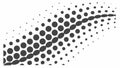 Abstract Halftone Dots Pattern Dynamic Gradient Vector, vector design Generative AI Royalty Free Stock Photo