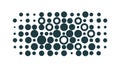Abstract Halftone Dots Pattern for Modern Digital Design, vector design Generative AI Royalty Free Stock Photo