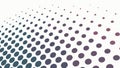 Abstract halftone dotted pattern, gradient texture vector graphic, vector design Generative AI Royalty Free Stock Photo