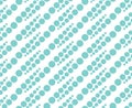 Abstract halftone geometric background. Seamless pattern with diagonal dots Royalty Free Stock Photo