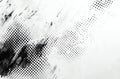 Abstract Halftone Grunge Texture Background with Black Ink Splatter Effect Royalty Free Stock Photo