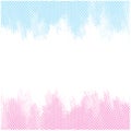 Abstract colorful halftone wave pattern background Royalty Free Stock Photo