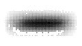 Abstract Halftone Pattern Rectangle, vector design Generative AI Royalty Free Stock Photo