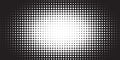 Abstract halftone black and white vector background. Grunge effect dotted pattern. Vector graphic for web business designs Royalty Free Stock Photo