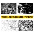 Abstract halftone vector illustration. Grunge textures and overlays for background and design. Royalty Free Stock Photo