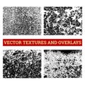 Abstract halftone vector illustration. Grunge textures and overlays for background and design. Royalty Free Stock Photo