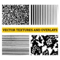 Abstract halftone vector illustration. Grunge textures and overlays for background and design.