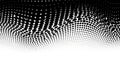 Halftone Gradient Wave Background Royalty Free Stock Photo