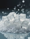 Abstract halite background featuring a cubic salt crystal structure Royalty Free Stock Photo