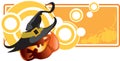 Abstract Halloween banner