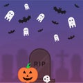 Abstract Halloween holidays poster vector design