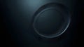 Abstract halo light, subtle edge glow, minimalist sci-fi inspired dark theme Royalty Free Stock Photo