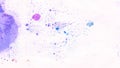 Abstract hand drawn blue and purple watercolor background, raster illustration Royalty Free Stock Photo