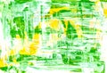 Abstract hand drawn colorful and texture background. Yellow, green and white colors mixed together. Abstract lines and Royalty Free Stock Photo