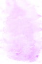 Abstract hand drawn violet and pink watercolor background, raster illustration