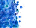 Abstract hand drawn watercolor background,vector illustration. Royalty Free Stock Photo