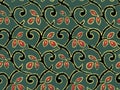 Abstract Hand indian Block Ajrakh Print background pattern