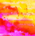 Abstract hand paint watercolor background. Colorful rainbow texture Royalty Free Stock Photo