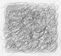 Abstract handmade Black and white doodle sketch draw scribble pencil and pen line background. Paper texture Royalty Free Stock Photo