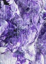 Abstract Handpainting in White and Violet Royalty Free Stock Photo