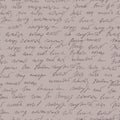 Abstract handwritted shorthand seamless pattern.