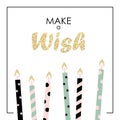 Abstract Happy Birthday Background with Glitter Splash in Modern Style. Vector Illustration