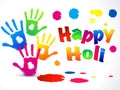 Abstract happy holi background