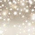 Abstract Happy Holidays background with clusters of stars Royalty Free Stock Photo