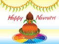 Abstract happy navratri background